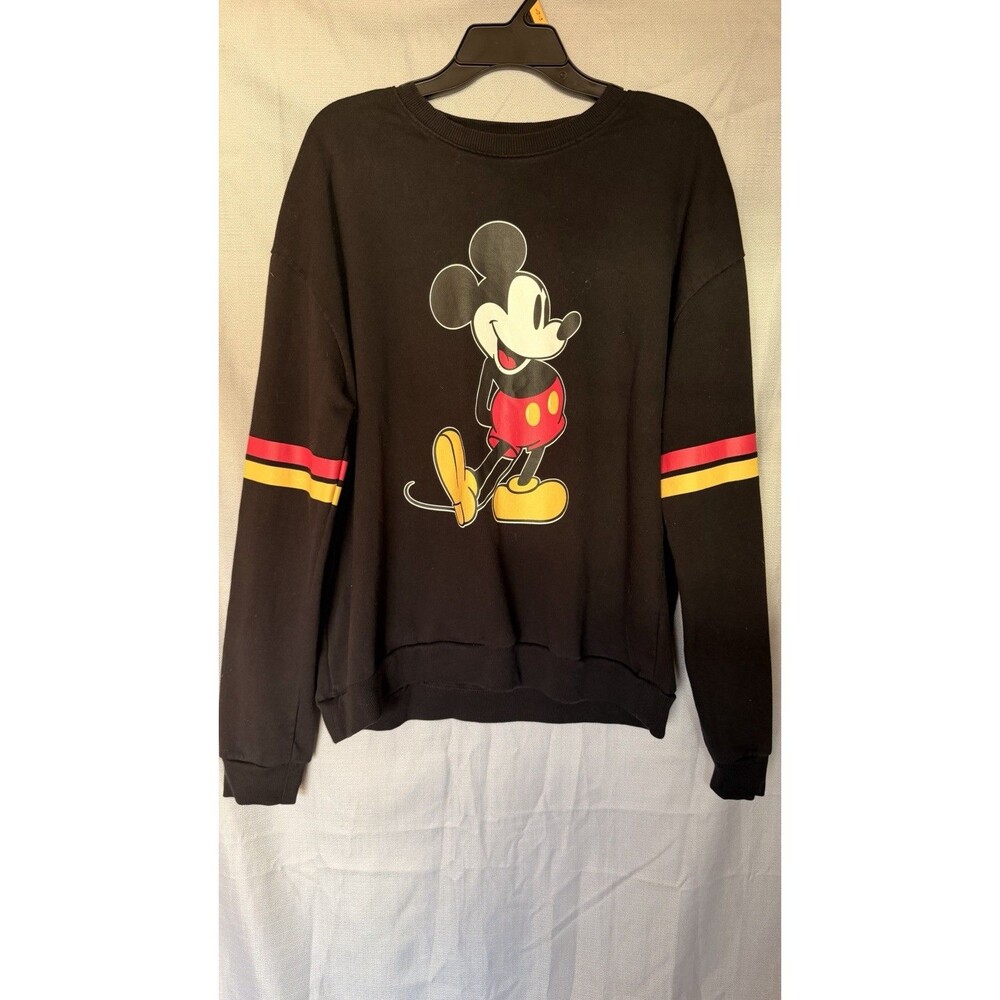 Disney Mickey Mouse Graphic Crewneck Sweatshirt 50% Cotton / 50% Polyester